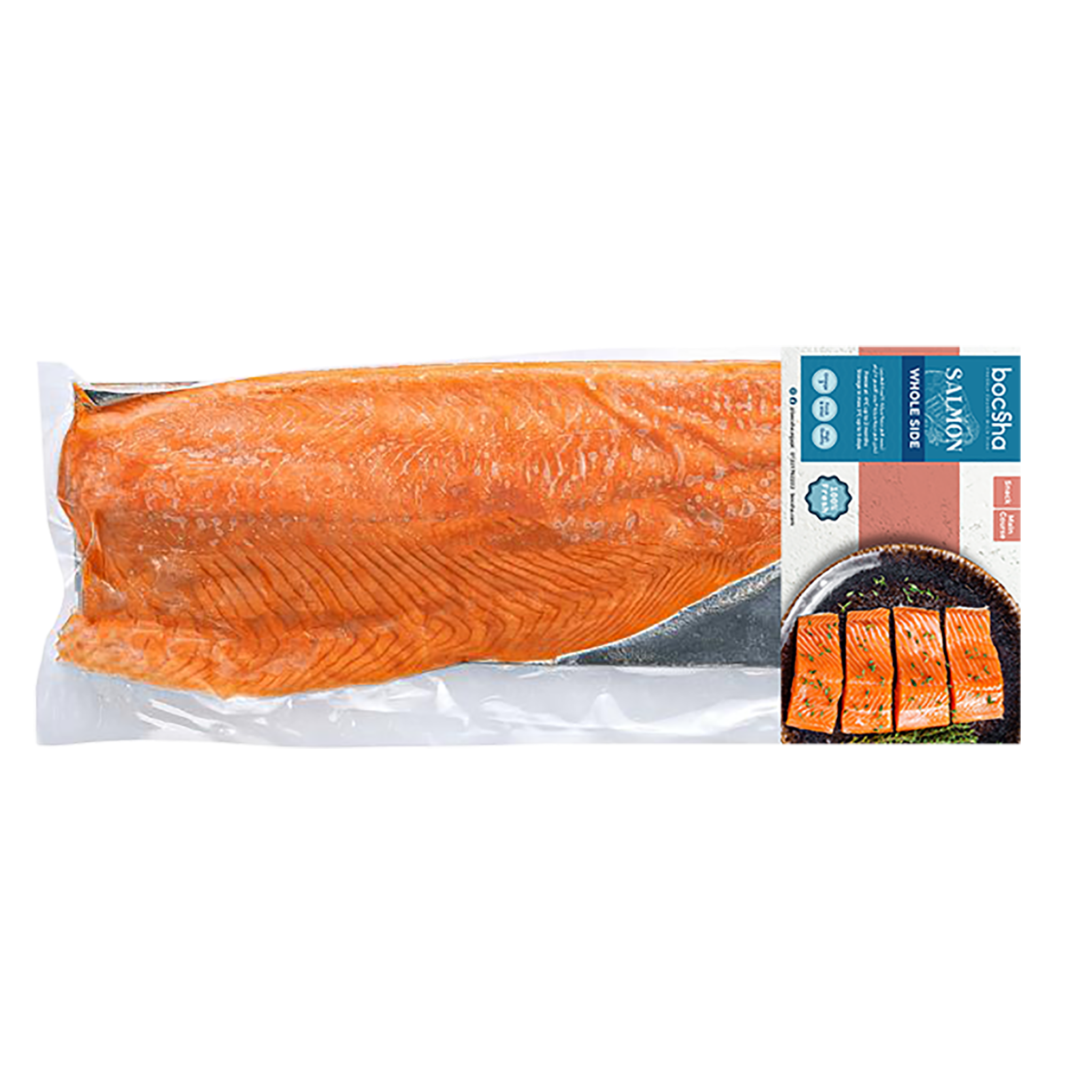 Norwegian Salmon Whole-Side Fillet | سلمون نرويجي فيليه جانب كامل – bocsha